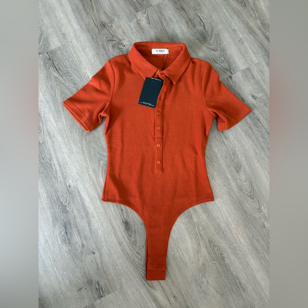 4TH + Reckless | Orange Bodysuit (NWT)
